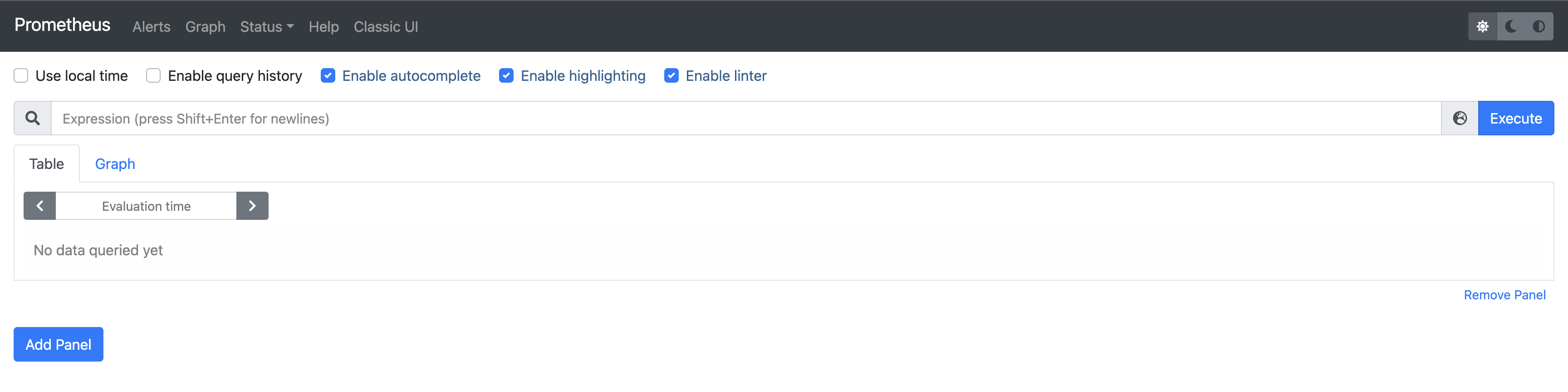 Prometheus Dashboard