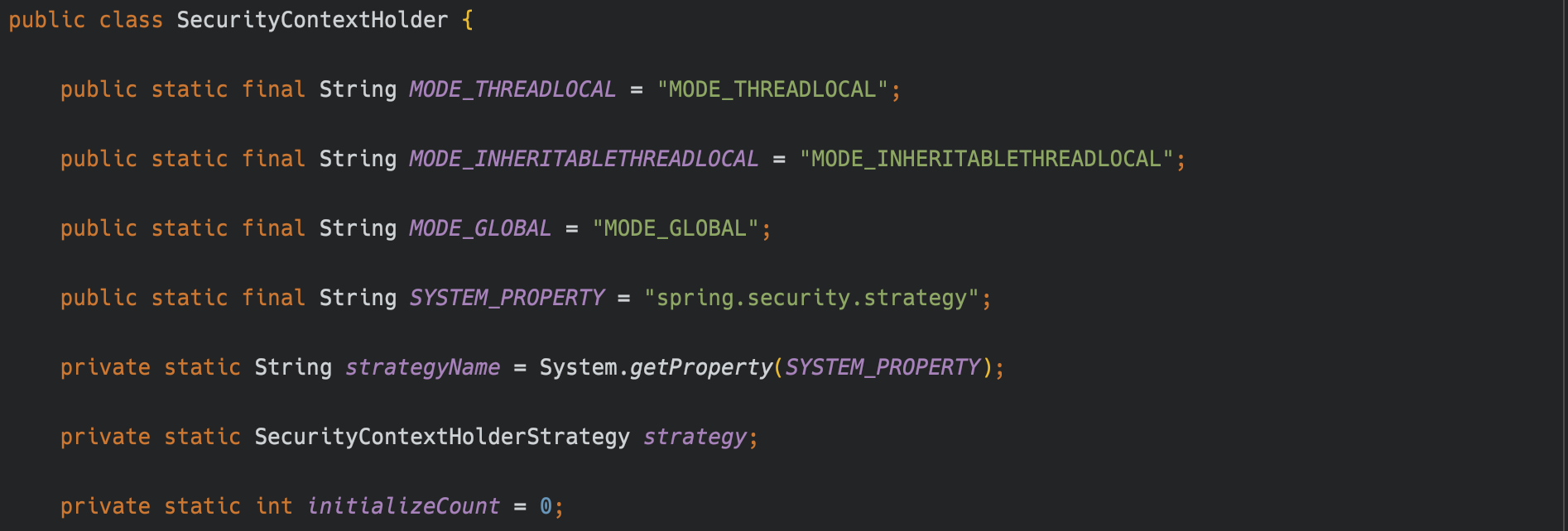 SecurityContextHolder.java